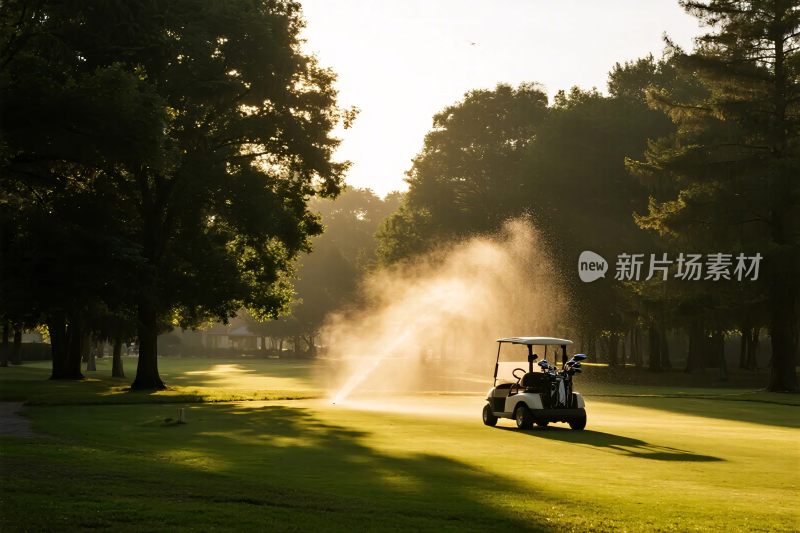 高尔夫球场灌溉场景