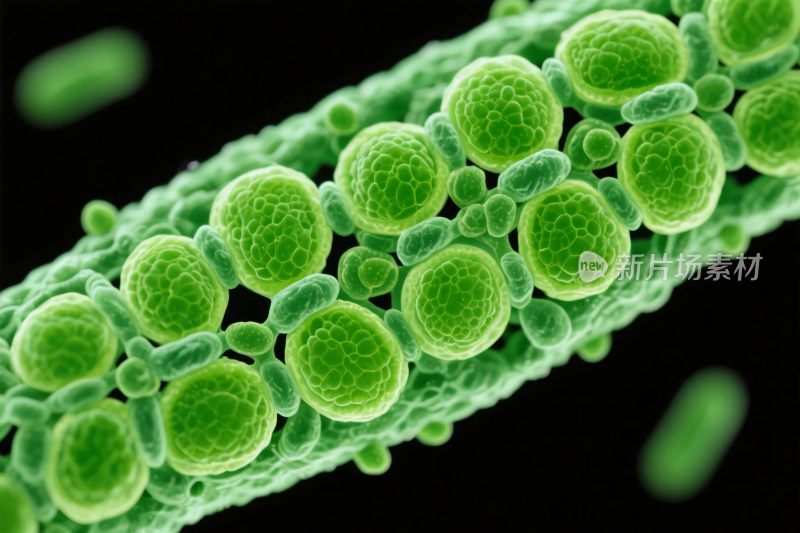 微观微生物细胞观察