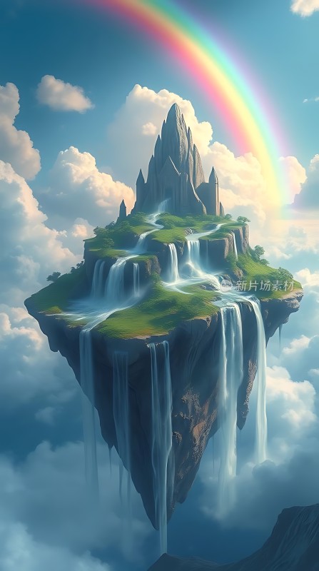 彩虹下的梦幻岛屿