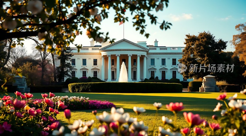 白宫春日美景