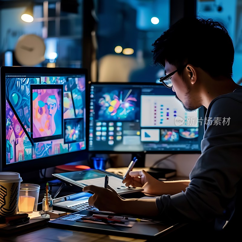 创意设计之夜艺术家灵感迸发时刻