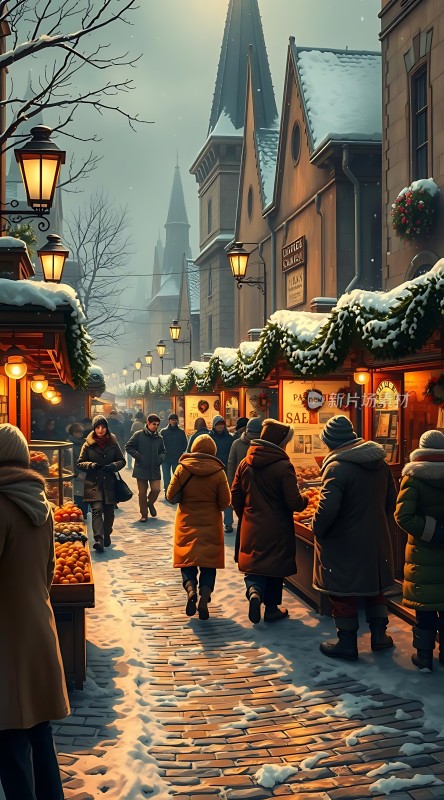 冬日集市暖意融融