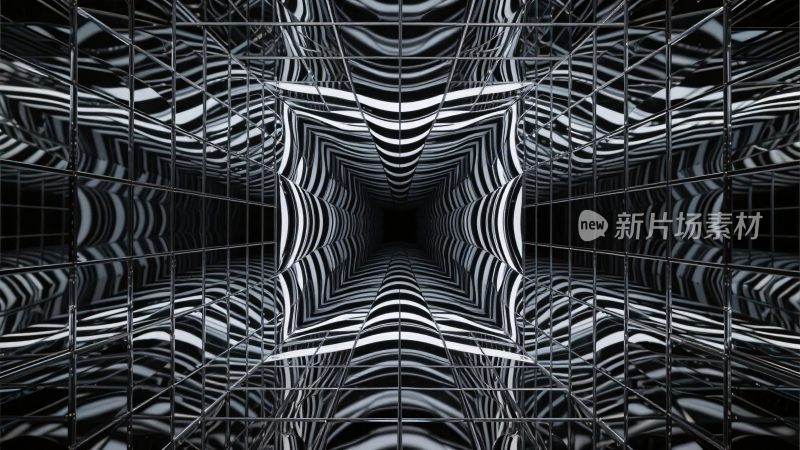 抽象对称线条艺术