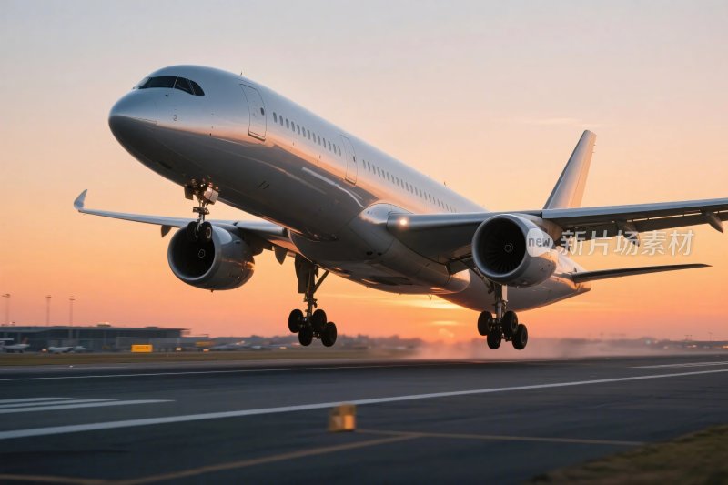 飞机起飞场景