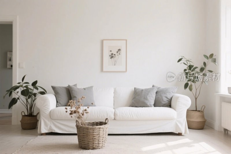 简约客厅布置场景