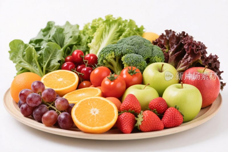 丰富果蔬水果拼盘