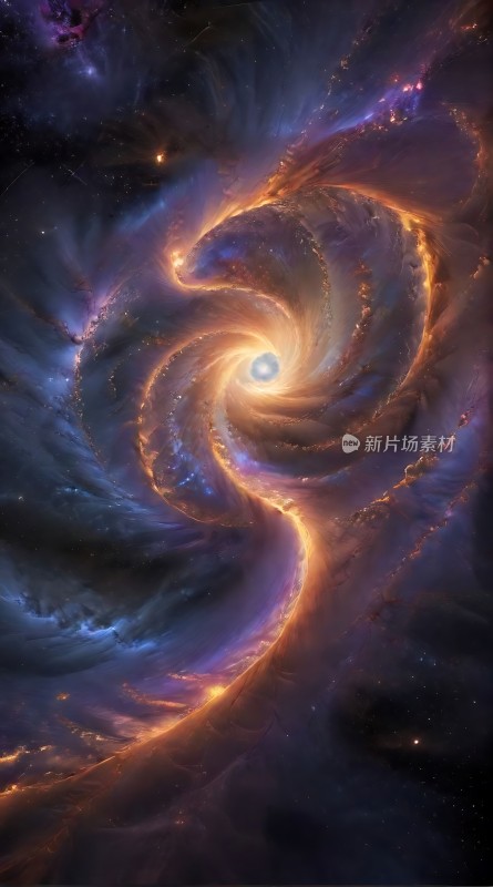 宇宙漩涡星云奇观