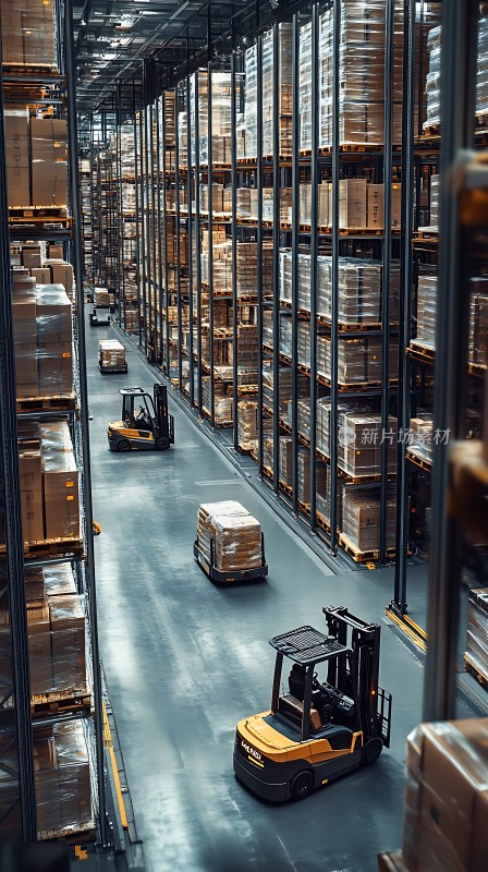 仓库搬运车高效作业