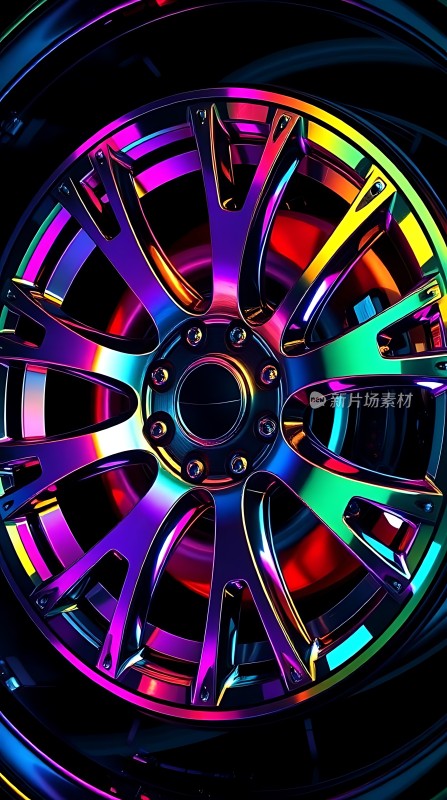 多彩轮毂设计