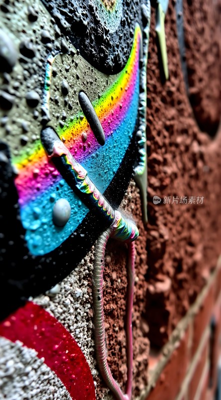 多彩涂鸦艺术墙