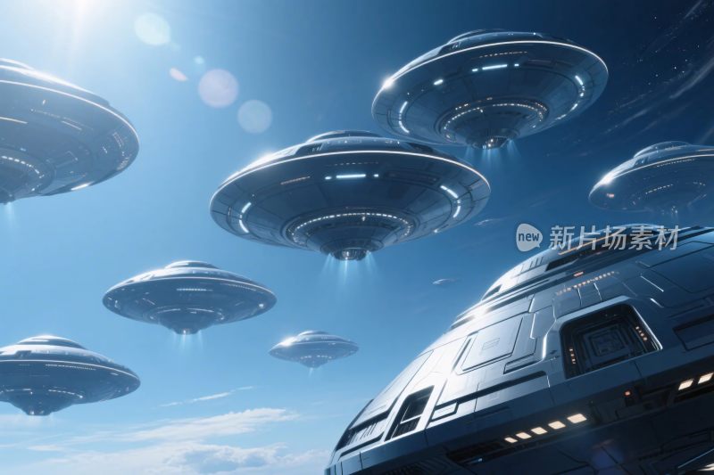 飞碟科幻宇宙场景