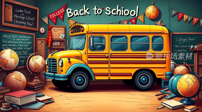 重返校园探索知识的巴士之旅