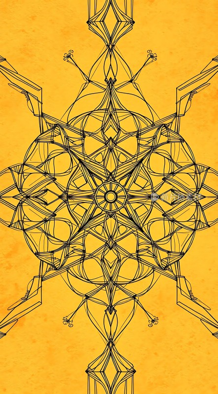 **复杂几何图案**