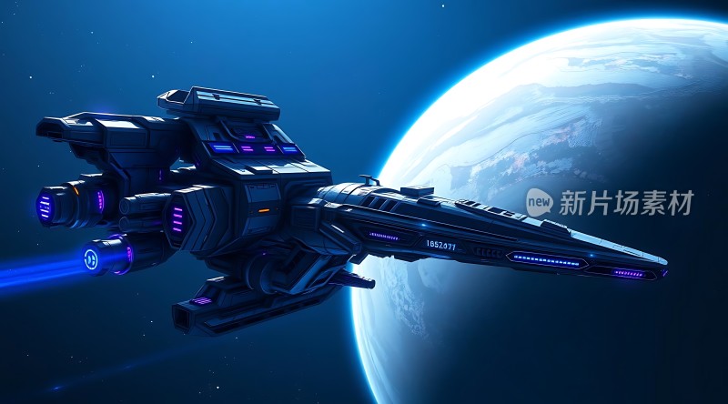 星际飞船探索未知宇宙