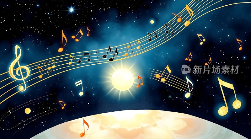 音乐与星空的交响曲