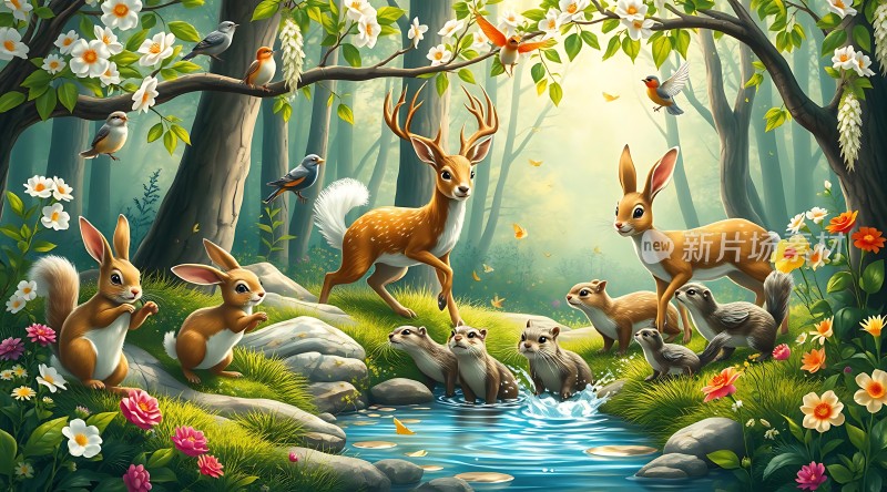 森林里的动物们