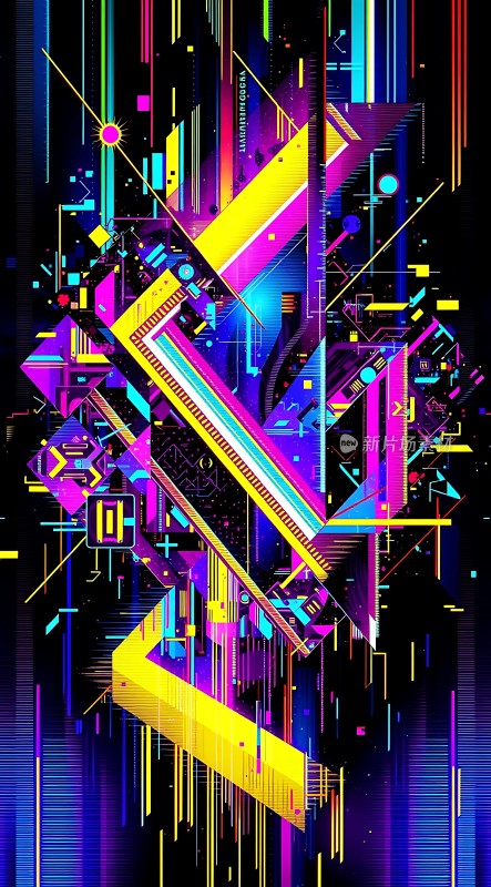 霓虹科技未来世界