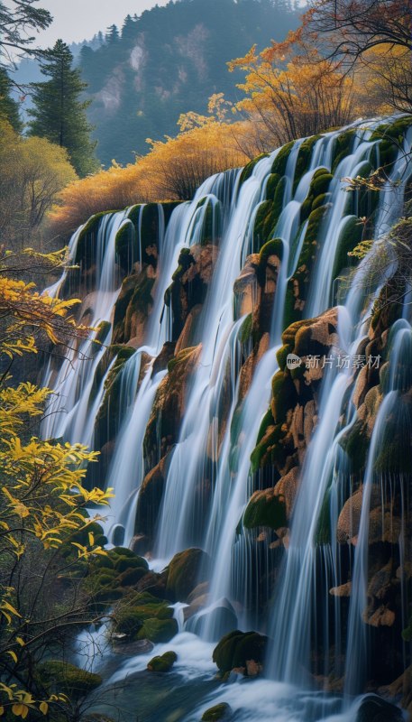 珍珠海瀑布奇观