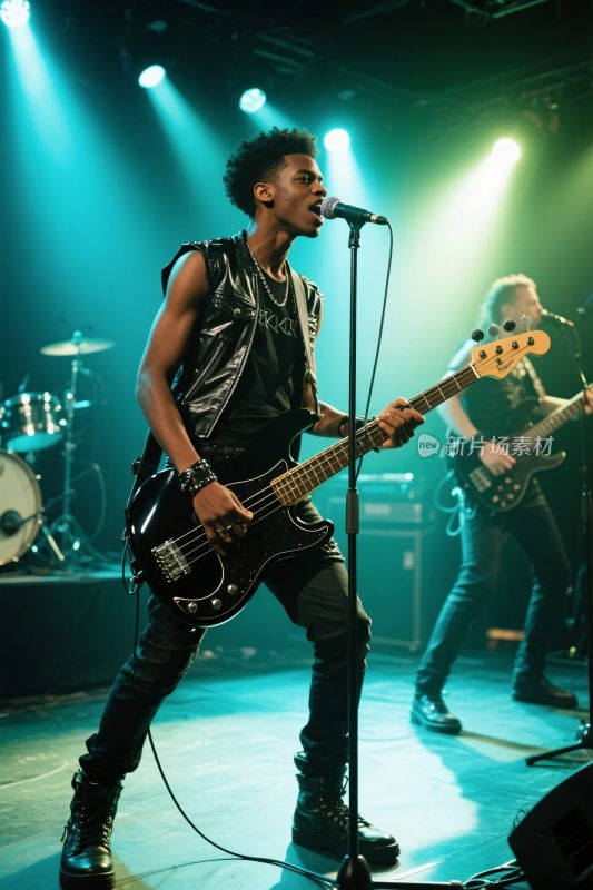 舞台风乐队现场