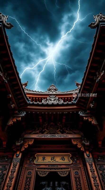 雷击古寺