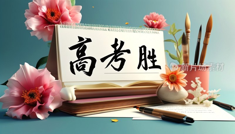 高考毛笔字体