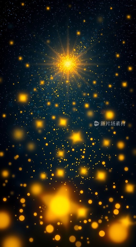 璀璨星空下的点点繁星