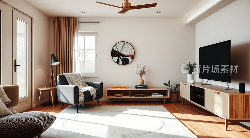 现代客厅设计简约风格温馨舒适