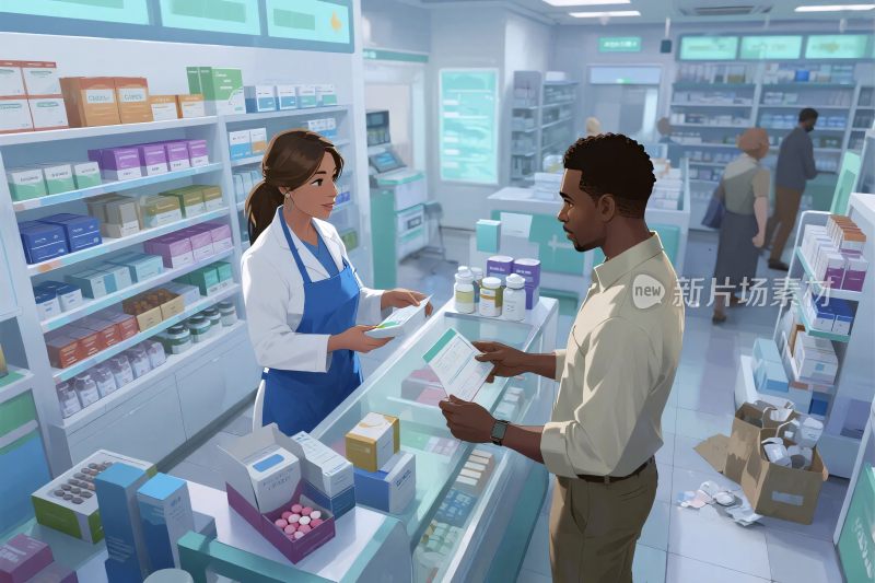 药店顾客服务场景