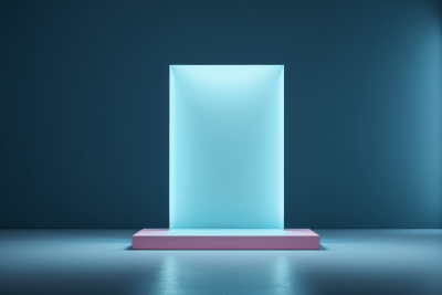 一个白色的讲台上面有光高清图片 一个白色的讲台上面有光高清图片