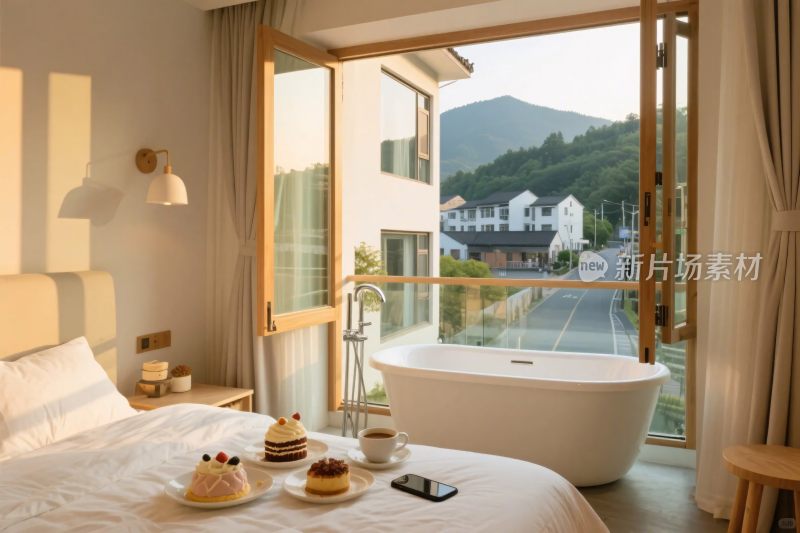 酒店客房舒适内景