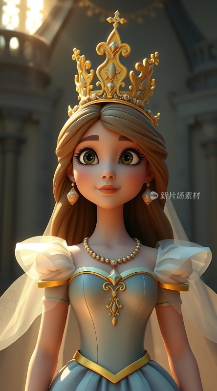 金色皇冠下的公主