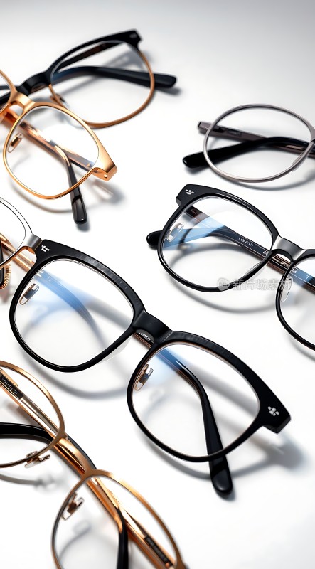 眼镜展示多种款式任选