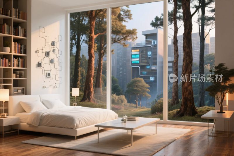 现代简约室内空间效果图