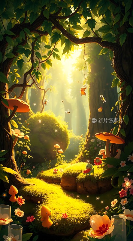 阳光森林秘境探险之旅