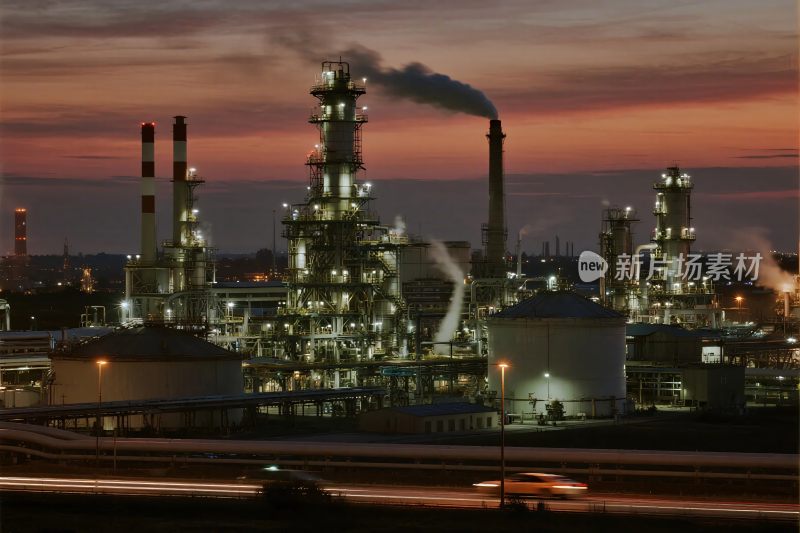 化工厂夜景