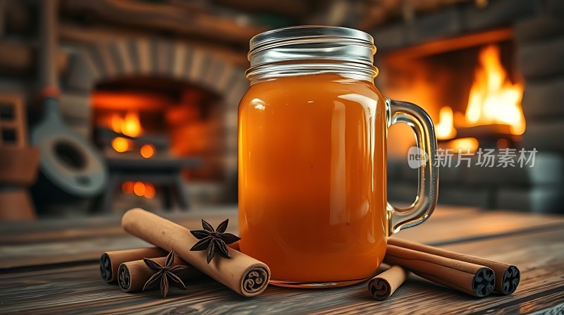 秋日暖饮温馨时刻