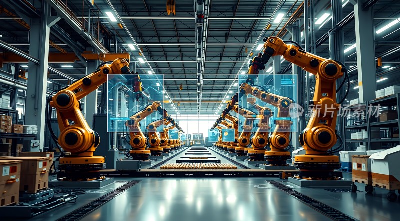 工业机器人生产线高效运作