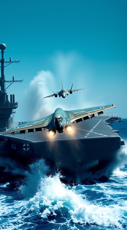 航母起飞战鹰