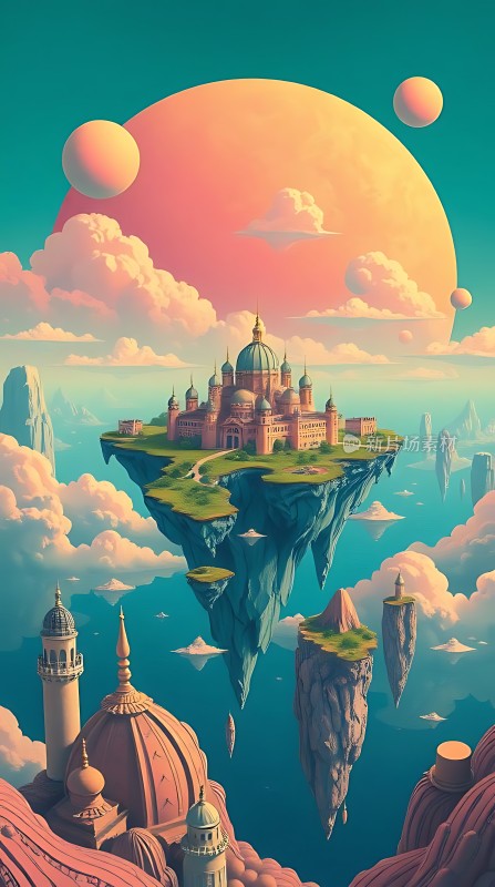 天空之城梦幻宫殿