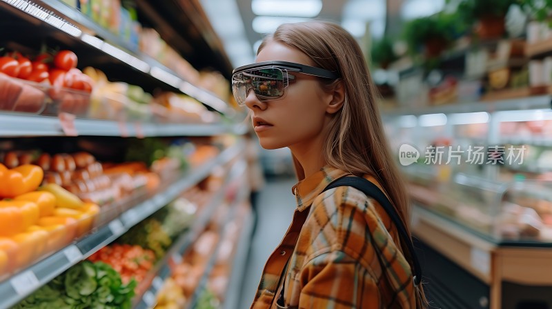 新片场素材 时尚女性购物