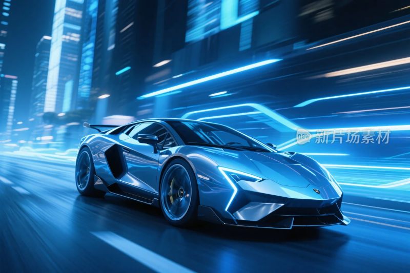 未来都市超级跑车