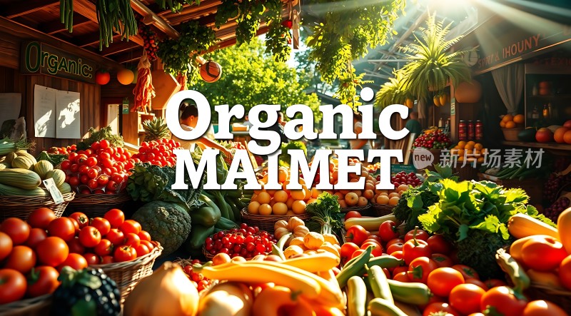 有机市场新鲜蔬果大集合