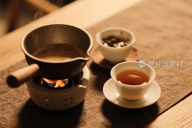 中式茶饮茶艺场景