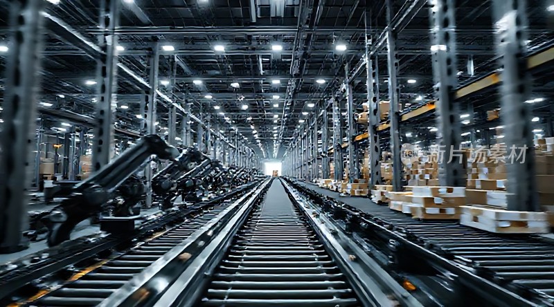 智能物流中心高效搬运系统