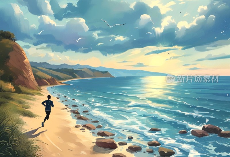 海岸奔跑者