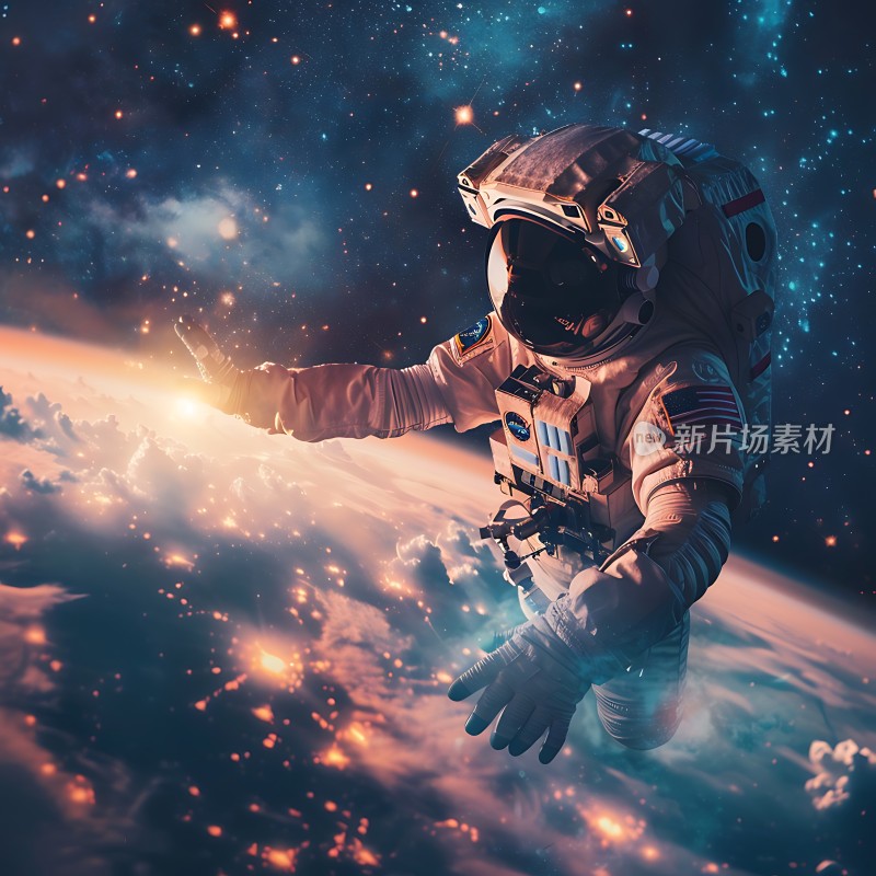 宇航员太空漫步