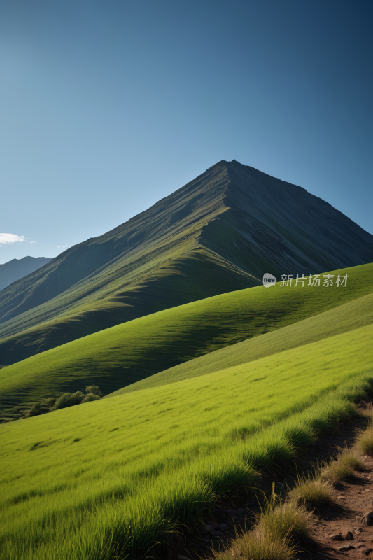 晴朗的天空高清风景摄影图片