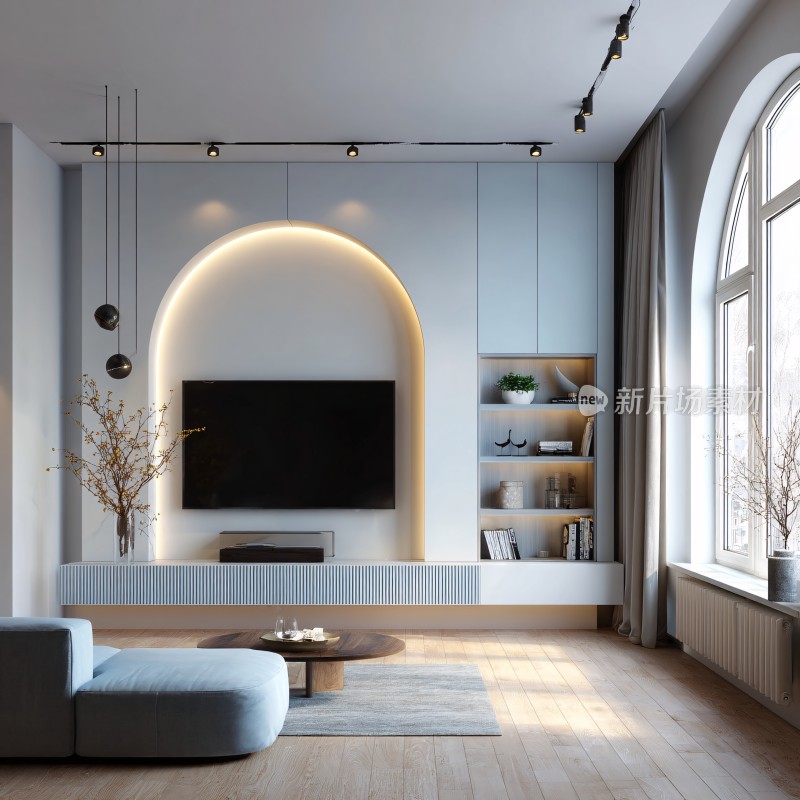 现代简约风客厅室内设计