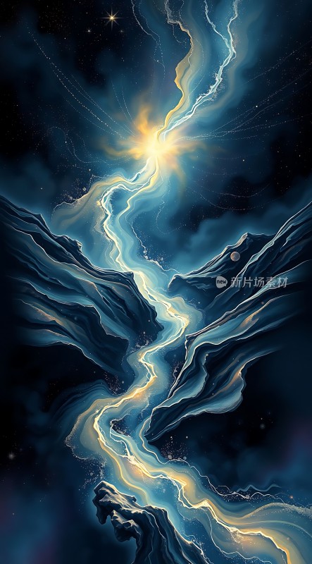 星河璀璨光芒四射