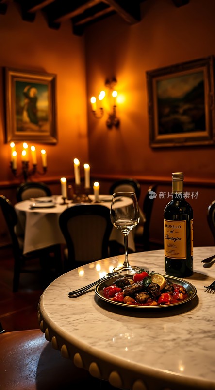 烛光晚餐浪漫时刻